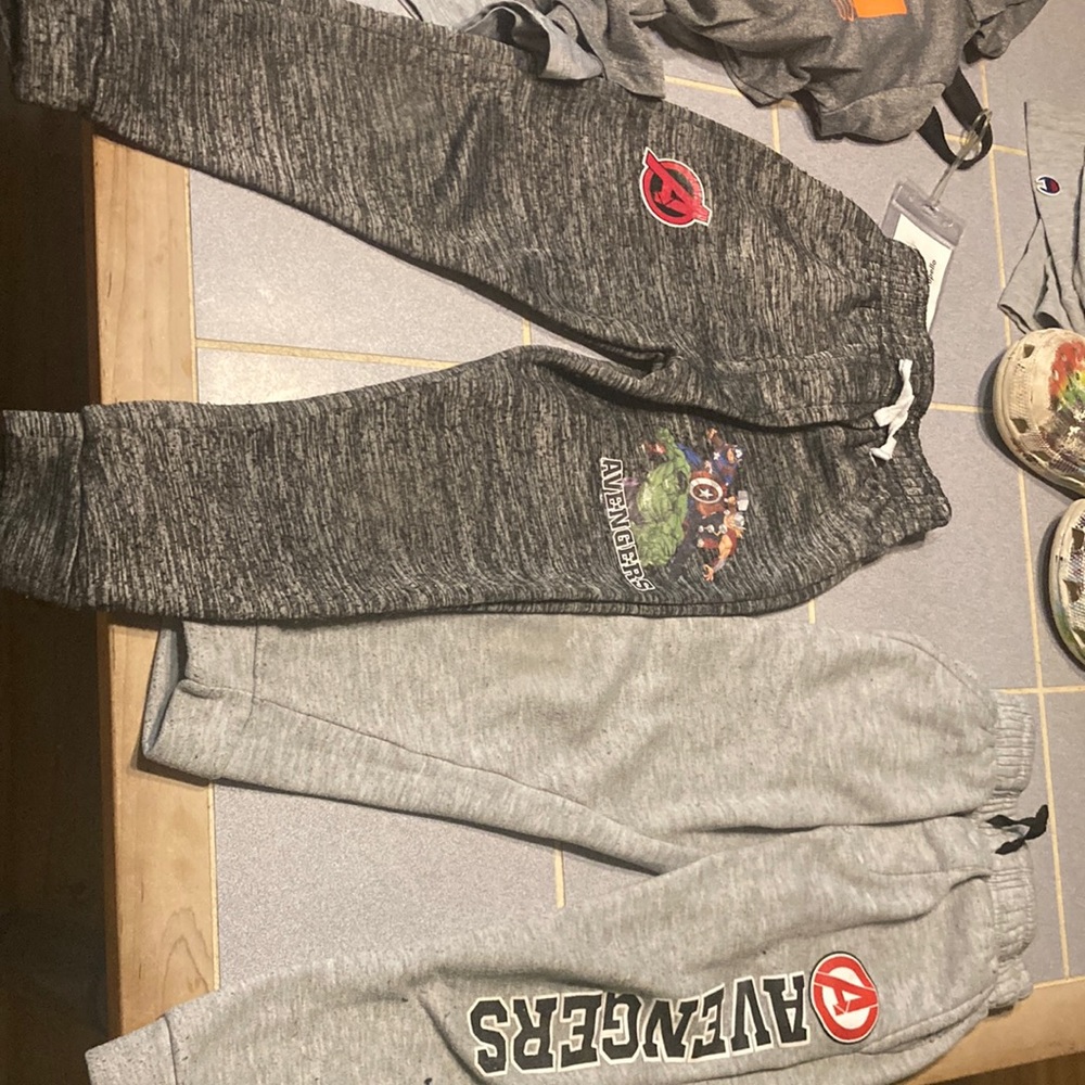 2 pair of Marvel Avengers sweatpants